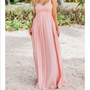 Pink Lily Maxi Dress